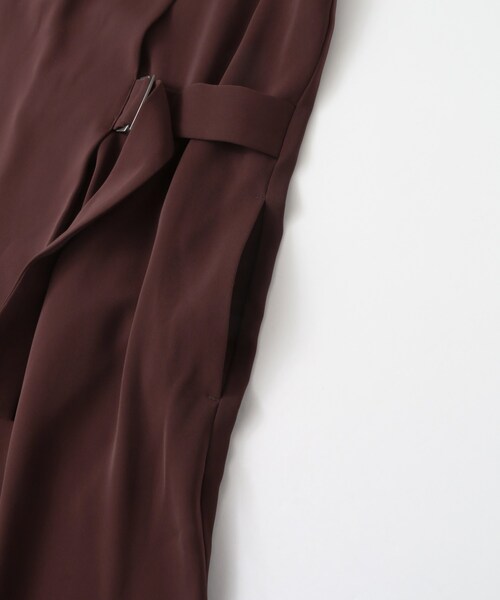 KBF+(ケービーエフプラス)の「KBF+ サイドベルトジャンパースカート(ワンピース/ドレス・レディース・BLACK/D.GREEN/R.BROWN・one)」の21枚目の写真