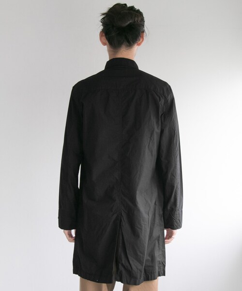 MANUAL ALPHABET（マニュアル アルファベット）の「MANUAL ALPHABET O/Dタイプライターシャツコート（ジャケット/アウター・メンズ・Lt.BROWN/BLACK・3/2）」の7枚目の写真