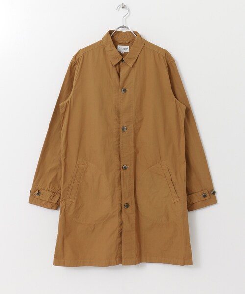 MANUAL ALPHABET（マニュアル アルファベット）の「MANUAL ALPHABET O/Dタイプライターシャツコート（ジャケット/アウター・メンズ・Lt.BROWN/BLACK・3/2）」の8枚目の写真