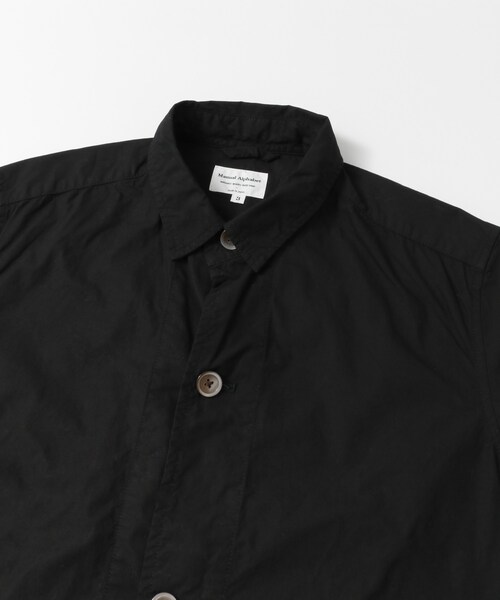 MANUAL ALPHABET（マニュアル アルファベット）の「MANUAL ALPHABET O/Dタイプライターシャツコート（ジャケット/アウター・メンズ・Lt.BROWN/BLACK・3/2）」の10枚目の写真