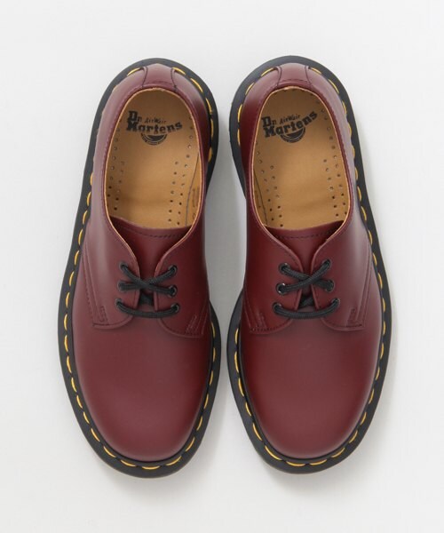 Dr. Martens（ドクターマーチン）の「Dr.Martens 3EYE GIBSON SHOES（シューズ・レディース・BLACK/CHERRY RED・4/5/6）」の3枚目の写真