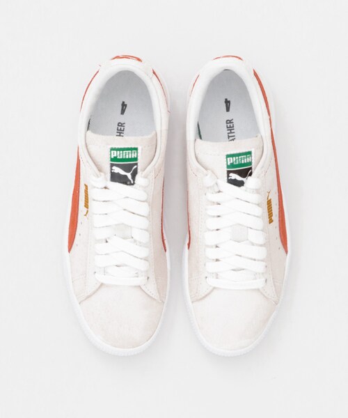 PUMA（プーマ）の「PUMA プーマ SUEDE 90681（シューズ・レディース・GRN/ORG・23/23.5/24）」の3枚目の写真