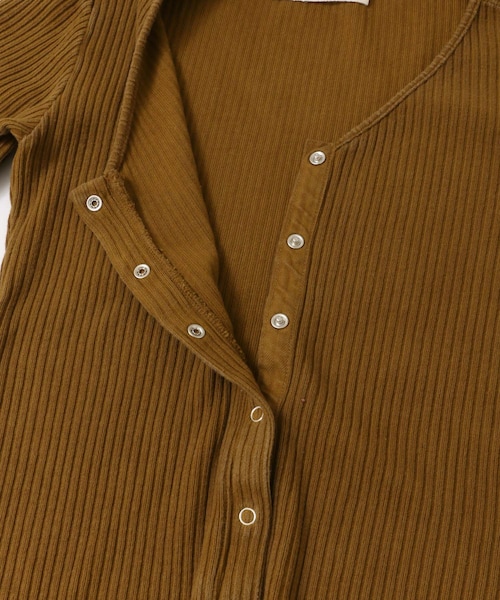 R JUBILEE(アールジュビリー)の「R JUBILEE RIB CARDIGAN(トップス・レディース・BORDEAUX/OFFWHITE/BROWN・M)」の14枚目の写真