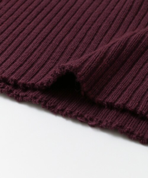 R JUBILEE(アールジュビリー)の「R JUBILEE RIB CARDIGAN(トップス・レディース・BORDEAUX/OFFWHITE/BROWN・M)」の17枚目の写真