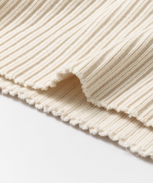 R JUBILEE(アールジュビリー)の「R JUBILEE RIB CARDIGAN(トップス・レディース・BORDEAUX/OFFWHITE/BROWN・M)」の18枚目の写真