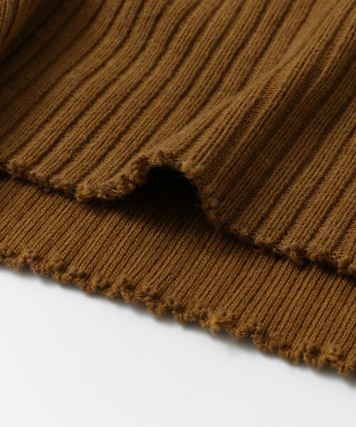 R JUBILEE(アールジュビリー)の「R JUBILEE RIB CARDIGAN(トップス・レディース・BORDEAUX/OFFWHITE/BROWN・M)」の16枚目の写真