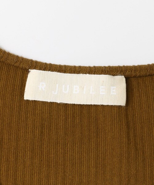 R JUBILEE(アールジュビリー)の「R JUBILEE RIB CARDIGAN(トップス・レディース・BORDEAUX/OFFWHITE/BROWN・M)」の12枚目の写真