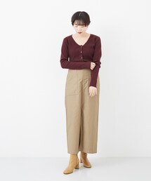 R JUBILEE | R JUBILEE RIB CARDIGAN(トップス)