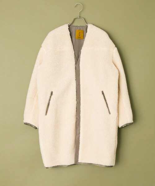 F by ROSSO（エフバイロッソ）の「F by ROSSO ボアコート（ジャケット/アウター・レディース・BEIGE/OFF WHITE・FREE）」の19枚目の写真