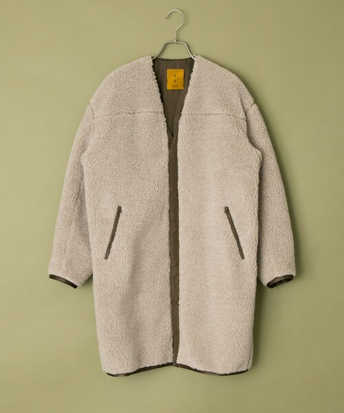 F by ROSSO（エフバイロッソ）の「F by ROSSO ボアコート（ジャケット/アウター・レディース・BEIGE/OFF WHITE・FREE）」の20枚目の写真