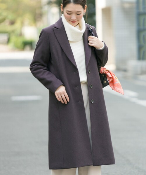 C833 CORNELIANI コルネリアーニ カシミヤ 混 チェスター コート C833 CORNELIANI コルネリアーニ カシミヤ 混 チェスター コート