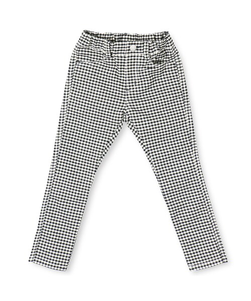 BRANSHES（ブランシェス）の「プレミアムストレッチチェック柄パンツ（その他パンツ・キッズ・ネイビーブルー/ブラック・80cm～150cm）」の2枚目の写真