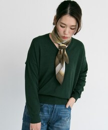 F by ROSSO | F by ROSSO Vネックニットプルオーバー(トップス)