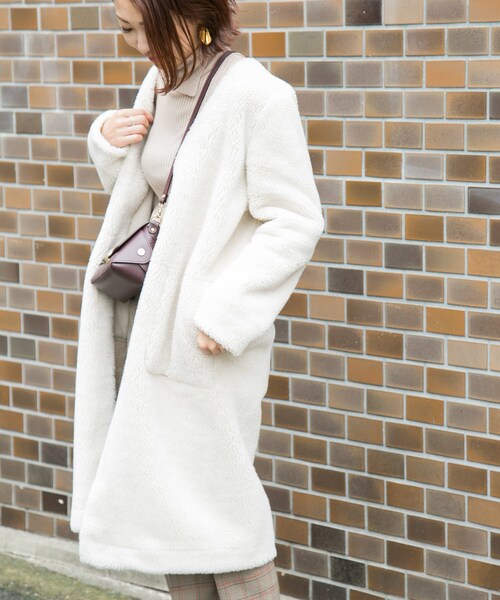 s2w8 ボアガウンコート GeeRA（ジーラ）の「軽くてあったか総裏ボアガウンコート（その他