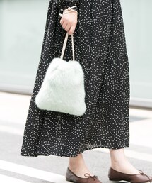 URBAN RESEARCH ROSSO WOMEN | ラビットファーミニ巾着(バッグ)