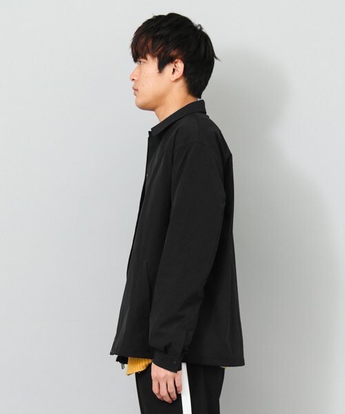 SENSE OF PLACE by URBAN RESEARCH（センスオブプレイスバイアーバンリサーチ）の「4WAYコーチジャケット（ジャケット/アウター・メンズ・BLACK/BEIGE・M/L）」の9枚目の写真