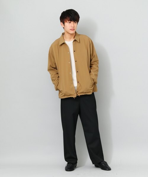 SENSE OF PLACE by URBAN RESEARCH（センスオブプレイスバイアーバンリサーチ）の「4WAYコーチジャケット（ジャケット/アウター・メンズ・BLACK/BEIGE・M/L）」の4枚目の写真