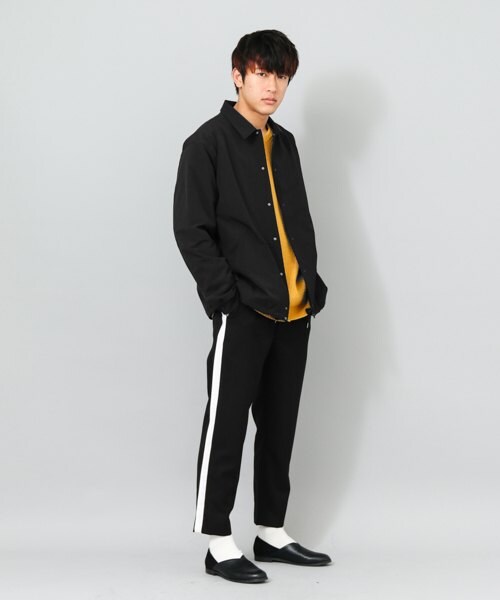 SENSE OF PLACE by URBAN RESEARCH（センスオブプレイスバイアーバンリサーチ）の「4WAYコーチジャケット（ジャケット/アウター・メンズ・BLACK/BEIGE・M/L）」の8枚目の写真