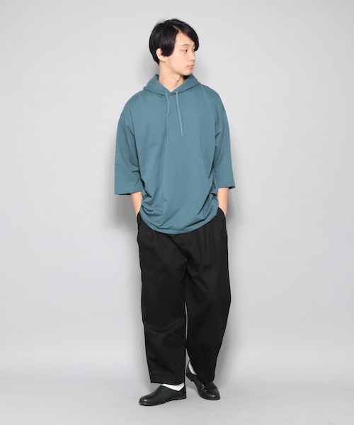 SENSE OF PLACE by URBAN RESEARCH(センスオブプレイスバイアーバンリサーチ)の「ボリュームワイドテーパードパンツ(パンツ・メンズ・BLACK/BEIGE/KHAKI・M/L)」の5枚目の写真