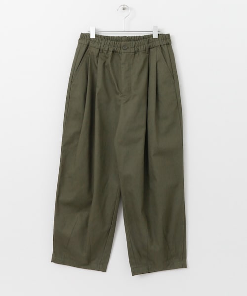 SENSE OF PLACE by URBAN RESEARCH(センスオブプレイスバイアーバンリサーチ)の「ボリュームワイドテーパードパンツ(パンツ・メンズ・BLACK/BEIGE/KHAKI・M/L)」の10枚目の写真