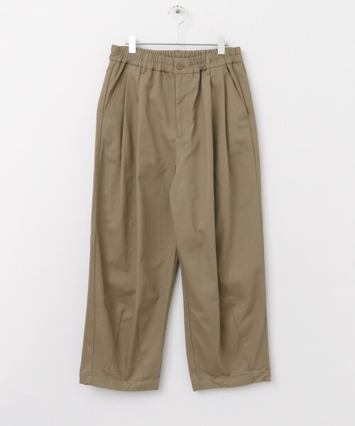 SENSE OF PLACE by URBAN RESEARCH(センスオブプレイスバイアーバンリサーチ)の「ボリュームワイドテーパードパンツ(パンツ・メンズ・BLACK/BEIGE/KHAKI・M/L)」の12枚目の写真