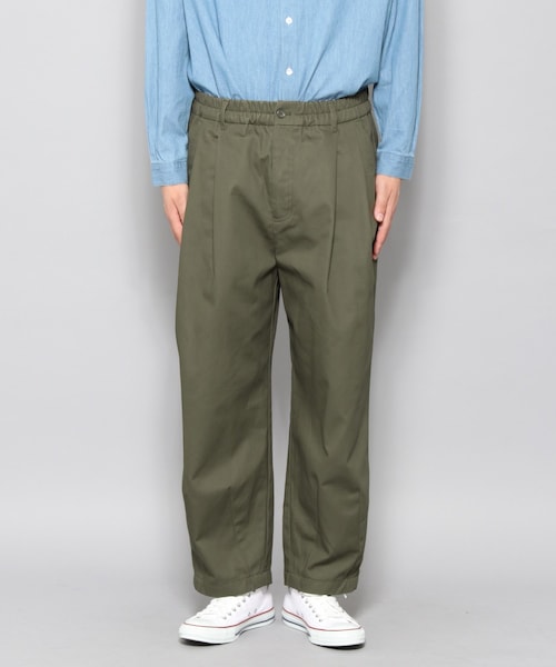 SENSE OF PLACE by URBAN RESEARCH(センスオブプレイスバイアーバンリサーチ)の「ボリュームワイドテーパードパンツ(パンツ・メンズ・BLACK/BEIGE/KHAKI・M/L)」の7枚目の写真