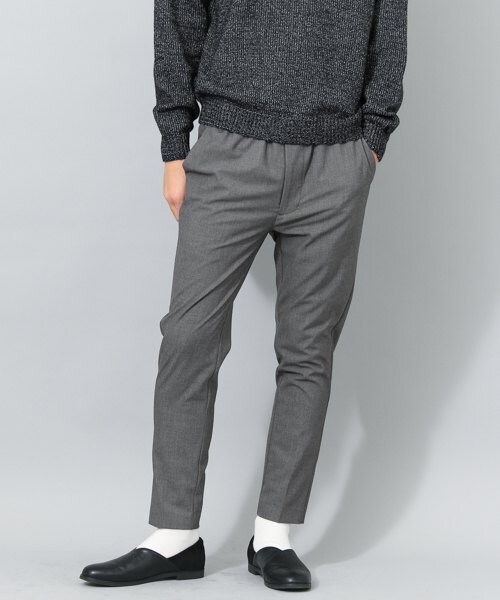 SENSE OF PLACE by URBAN RESEARCH(センスオブプレイスバイアーバンリサーチ)の「CARREMAN スリムテーパードスラックス(パンツ・メンズ・GRAY/BLACK/NAVY・M/L)」の5枚目の写真