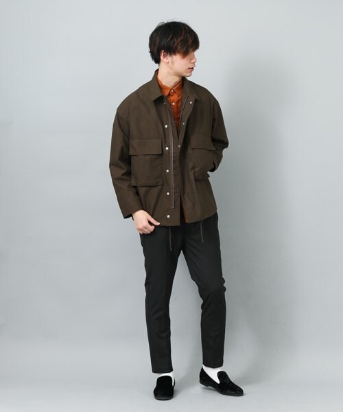 SENSE OF PLACE by URBAN RESEARCH(センスオブプレイスバイアーバンリサーチ)の「CARREMAN スリムテーパードスラックス(パンツ・メンズ・GRAY/BLACK/NAVY・M/L)」の10枚目の写真