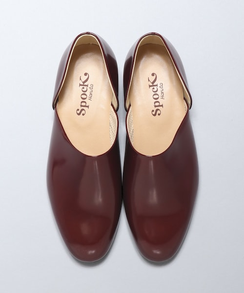 SENSE OF PLACE by URBAN RESEARCH(センスオブプレイスバイアーバンリサーチ)の「HARUTA レザースポックシューズ(シューズ・メンズ・BROWN/BLACK・25/26)」の2枚目の写真