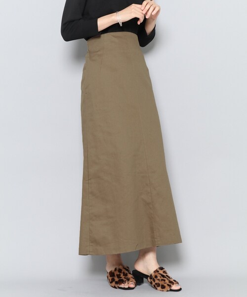 SENSE OF PLACE by URBAN RESEARCH（センスオブプレイスバイアーバンリサーチ）の「サスペンダーツキロングスカート（スカート・レディース・MOCHA/CHARCOAL・36/38）」の7枚目の写真