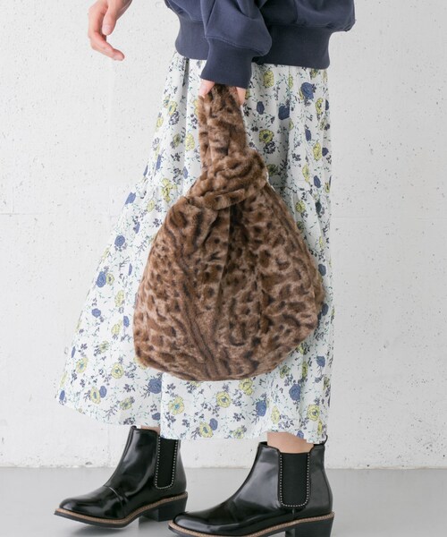 RODE SKO（ロデスコ）の「IMELDA ファートートバッグ（バッグ・レディース・BROWN/GREIGE/CAMEL・one）」の4枚目の写真