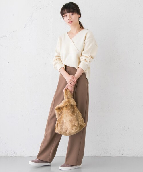 RODE SKO（ロデスコ）の「IMELDA ファートートバッグ（バッグ・レディース・BROWN/GREIGE/CAMEL・one）」の15枚目の写真