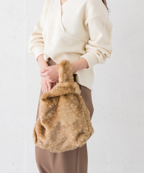 RODE SKO（ロデスコ）の「IMELDA ファートートバッグ（バッグ・レディース・BROWN/GREIGE/CAMEL・one）」の14枚目の写真