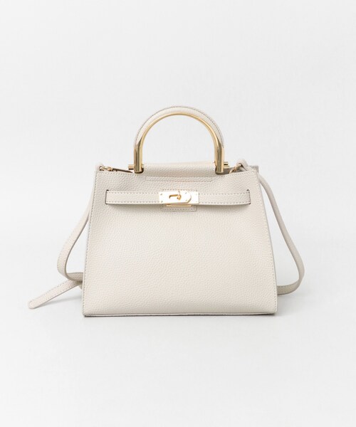 RODE SKO（ロデスコ）の「MAILA プチメタルスクエアトートバッグ（バッグ・レディース・GRAY/BLACK/OFF WHITE・one）」の12枚目の写真