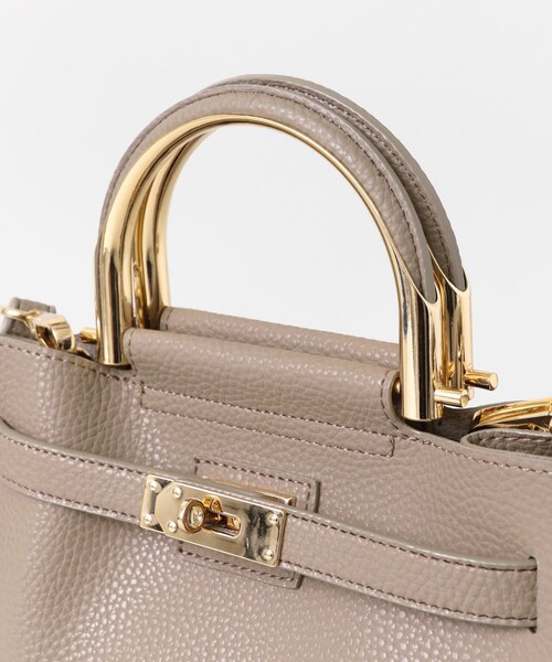 RODE SKO（ロデスコ）の「MAILA プチメタルスクエアトートバッグ（バッグ・レディース・GRAY/BLACK/OFF WHITE・one）」の17枚目の写真