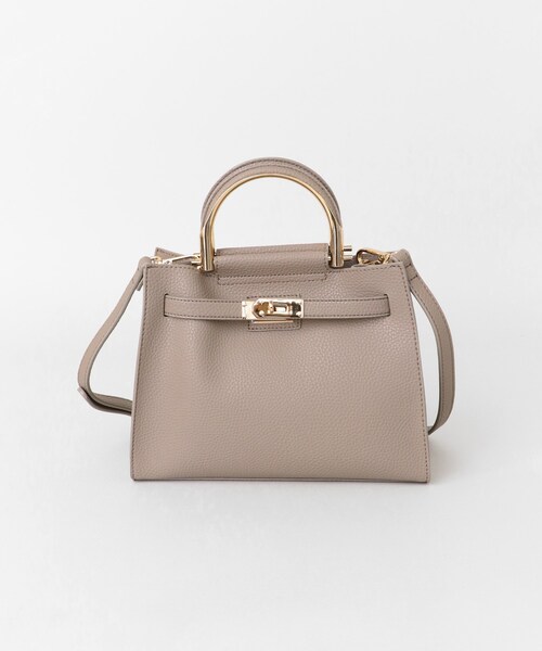 RODE SKO（ロデスコ）の「MAILA プチメタルスクエアトートバッグ（バッグ・レディース・GRAY/BLACK/OFF WHITE・one）」の14枚目の写真