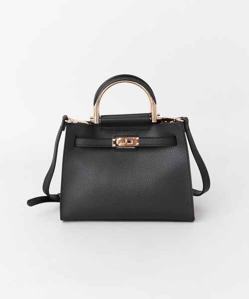 RODE SKO（ロデスコ）の「MAILA プチメタルスクエアトートバッグ（バッグ・レディース・GRAY/BLACK/OFF WHITE・one）」の13枚目の写真