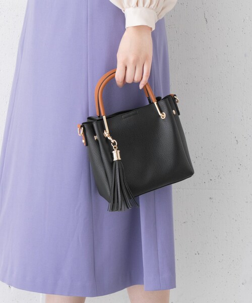 RODE SKO（ロデスコ）の「JUANITA ポケットプチ2WAYトート（バッグ・レディース・BLUE/GREEN/BEIGE/BLACK/LIGHT PINK・one）」の5枚目の写真