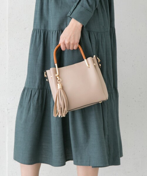 RODE SKO（ロデスコ）の「JUANITA ポケットプチ2WAYトート（バッグ・レディース・BLUE/GREEN/BEIGE/BLACK/LIGHT PINK・one）」の17枚目の写真