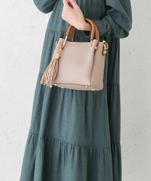 RODE SKO（ロデスコ）の「JUANITA ポケットプチ2WAYトート（バッグ・レディース・BLUE/GREEN/BEIGE/BLACK/LIGHT PINK・one）」の16枚目の写真