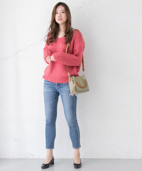 RODE SKO（ロデスコ）の「JUANITA ポケットプチ2WAYトート（バッグ・レディース・BLUE/GREEN/BEIGE/BLACK/LIGHT PINK・one）」の15枚目の写真