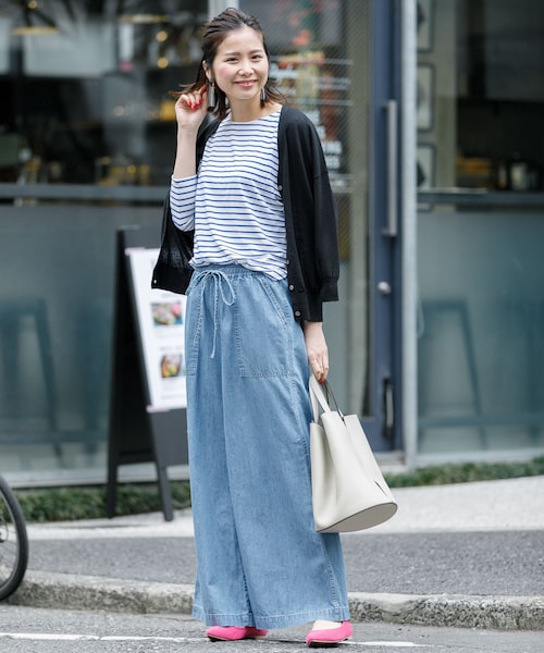 URBAN RESEARCH Sonny Label(アーバンリサーチサニーレーベル)の「デニムベイカーパンツ(パンツ・レディース・インディゴ/ライトインディゴ・36/38)」の3枚目の写真