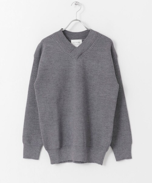 still by hand Vネックプルオーバーニット STILL BY HAND（スティルバイハンド）の「STILL BY HAND ユニーク