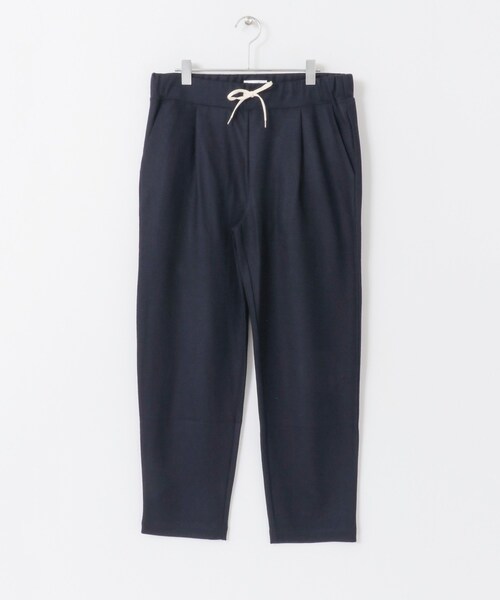 STILL BY HAND(スティルバイハンド)の「STILL BY HAND フェルトライクウールジャージパンツ(パンツ・メンズ・NAVY/GREY・46/48)」の2枚目の写真