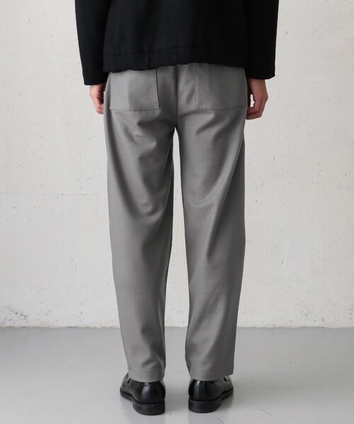 STILL BY HAND(スティルバイハンド)の「STILL BY HAND フェルトライクウールジャージパンツ(パンツ・メンズ・NAVY/GREY・46/48)」の5枚目の写真