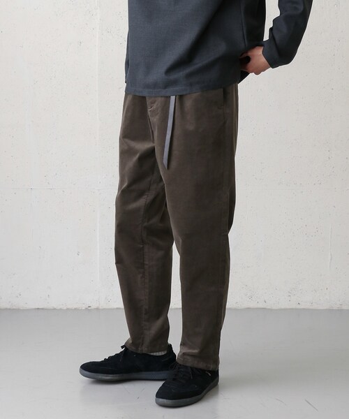STILL BY HAND（スティルバイハンド）の「STILL BY HAND ベロアトラウザー（パンツ・メンズ・CHARCOAL/BROWN/NAVY・46/48）」の4枚目の写真