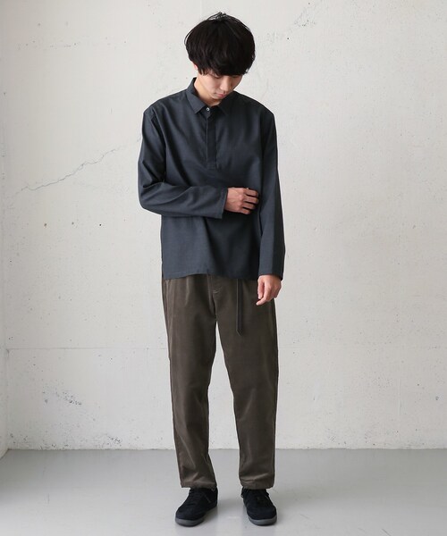 STILL BY HAND（スティルバイハンド）の「STILL BY HAND ベロアトラウザー（パンツ・メンズ・CHARCOAL/BROWN/NAVY・46/48）」の5枚目の写真