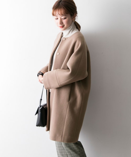 URBAN RESEARCH（アーバンリサーチ）の「ノーカラーコクーンコート