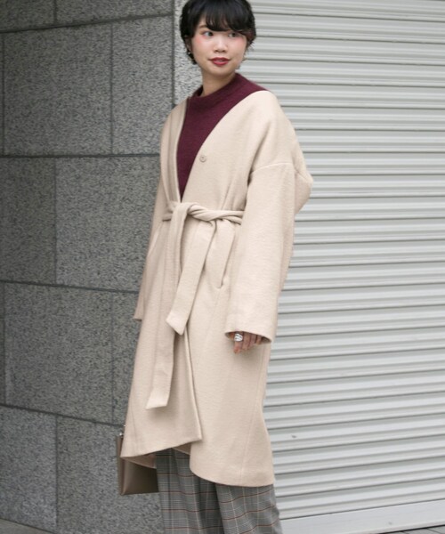 URBAN RESEARCH（アーバンリサーチ）の「ノーカラーVネックコート 