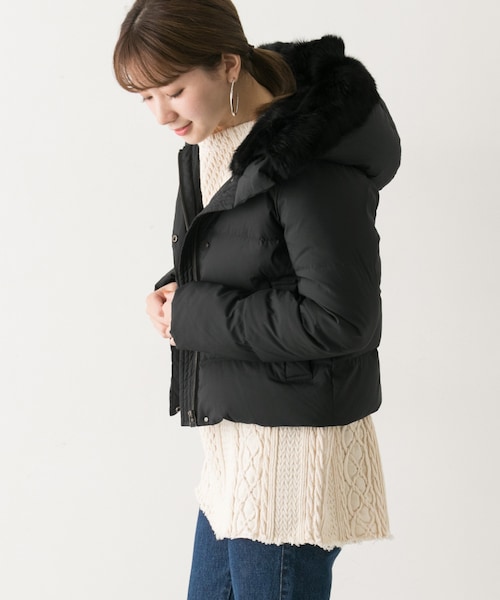 アーバンリサーチ　ラビットフードストレッチショートダウン　38 楽天市場】ラビットフードストレッチショートダウン／アーバン